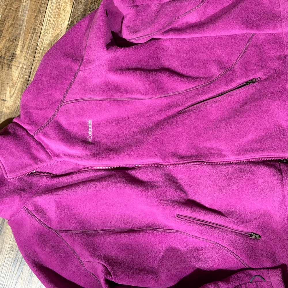 Columbia Magenta Fleece Jacket